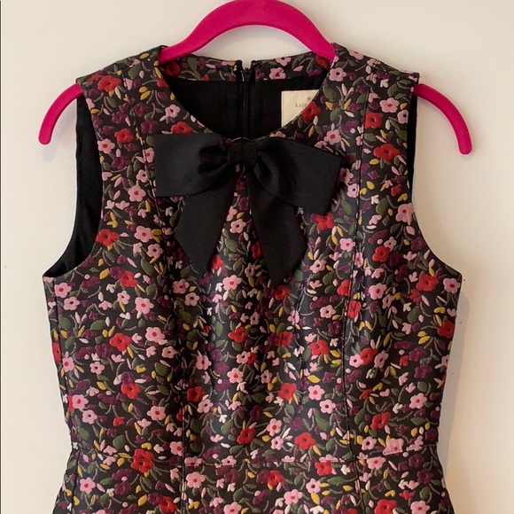 Kate Spade boho jacquard floral mini dress 2 - Picture 5 of 7